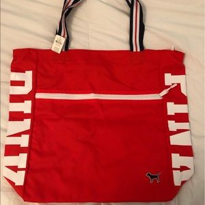 PINK orange and black bag